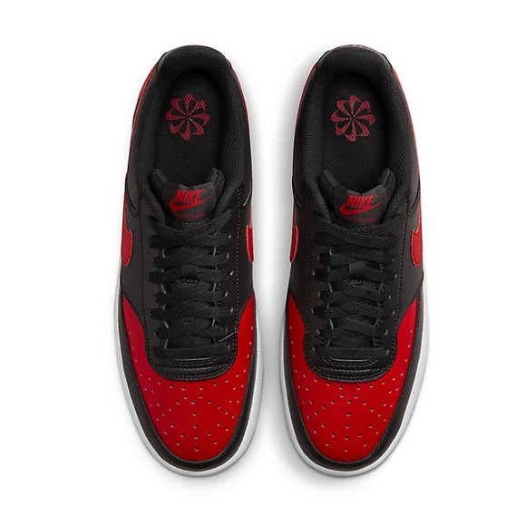 Nike Court Vision Men's Shoes University Red White - Picture 4 of 7